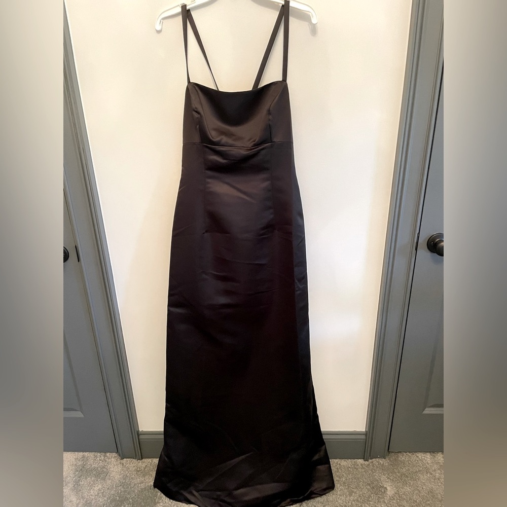 Black Formal Gown, Size 14 + Shawl